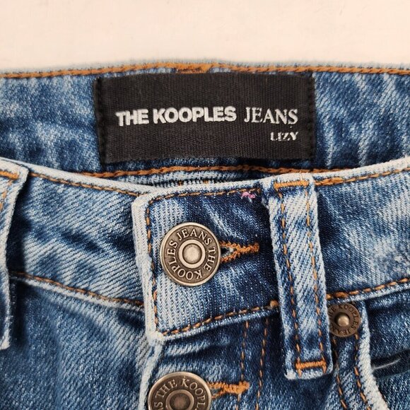 THE KOOPLES Lizy Skinny High Rise Button Fly Jeans - Picture 4 of 5